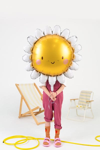 Foil Balloon Smiling Sunflower Foil Balloon