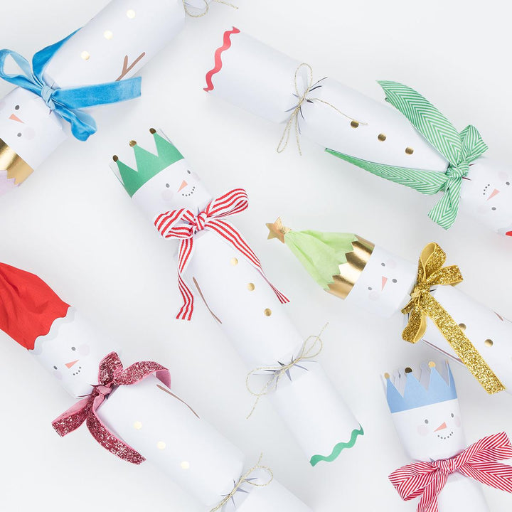 Snowmen Christmas Crackers x 6 | Meri Meri christmas crackers Snowmen Christmas Crackers x 6