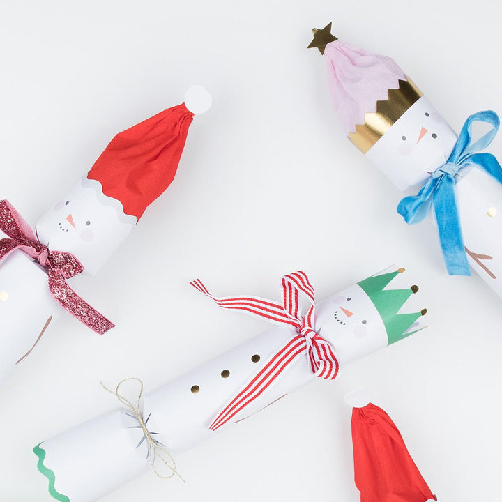 Snowmen Christmas Crackers x 6 | Meri Meri christmas crackers Snowmen Christmas Crackers x 6