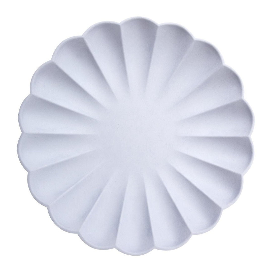 Soft Lilac Compostable Large Party Plates x 8 | Meri Meri party plates Soft Lilac Compostable Large Party Plates x 8