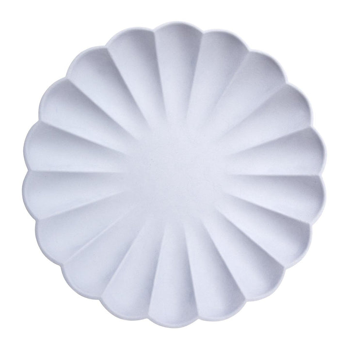 Soft Lilac Compostable Large Party Plates x 8 | Meri Meri party plates Soft Lilac Compostable Large Party Plates x 8