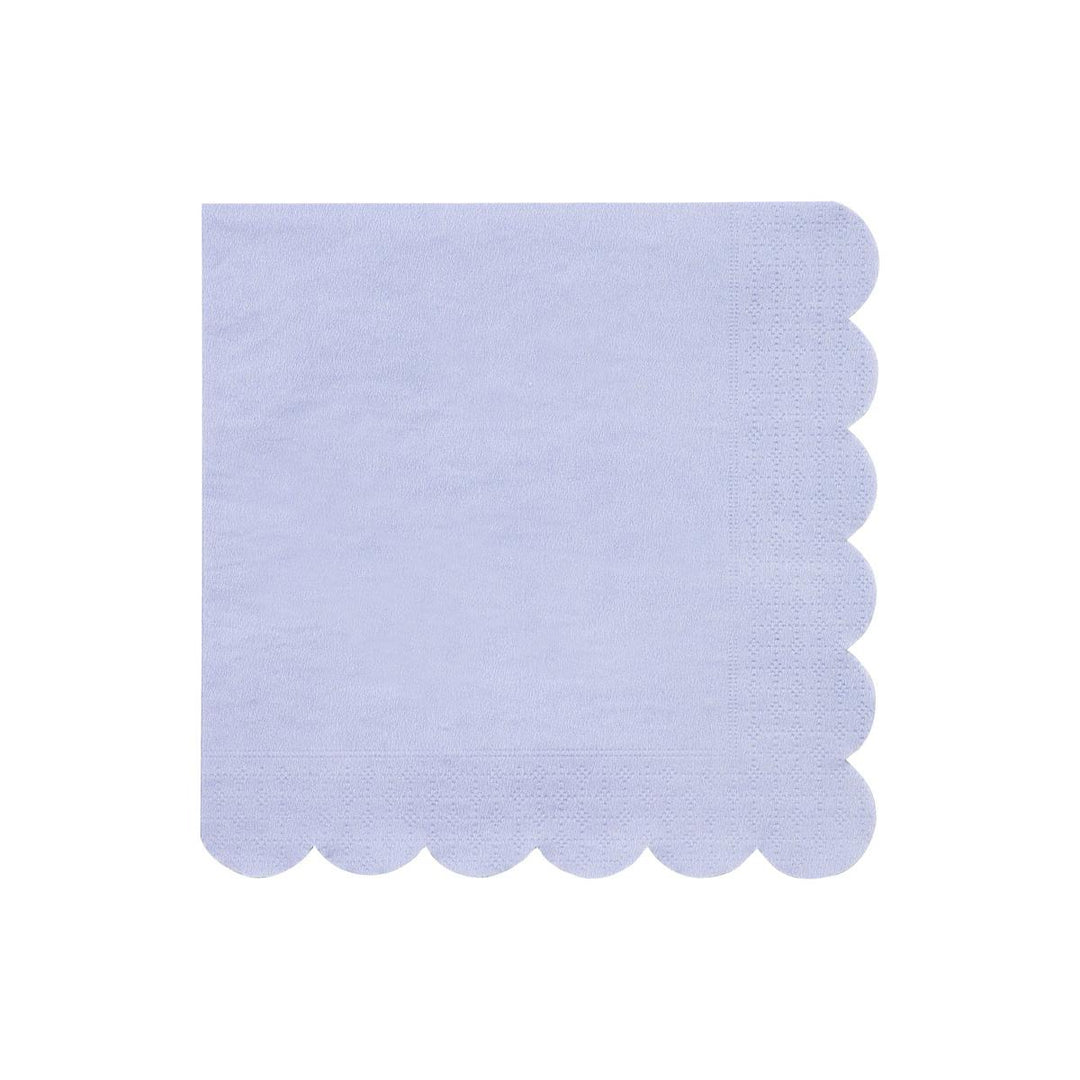 Soft Lilac Large Party Napkins x 20 | Meri Meri party napkins Soft Lilac Large Party Napkins x 20
