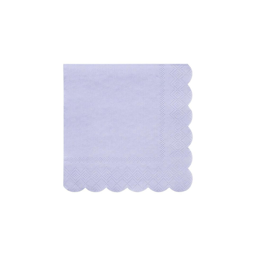 Soft Lilac Small Party Napkins x 20 | Meri Meri party napkins Soft Lilac Small Party Napkins x 20