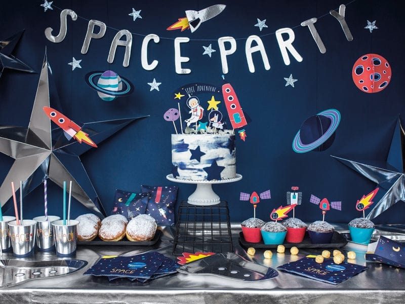 Space Party Paper Treat Bags x 6