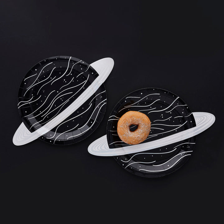 Space Party - Planet Paper Plates x 8 party plate Planet Paper Plates x 8