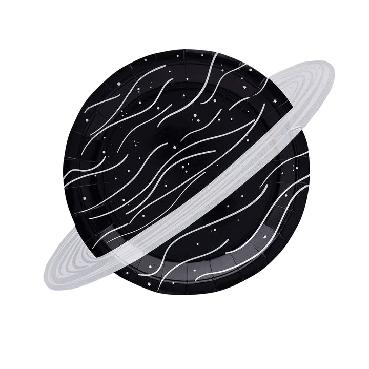 Space Party - Planet Paper Plates x 8 party plate Planet Paper Plates x 8