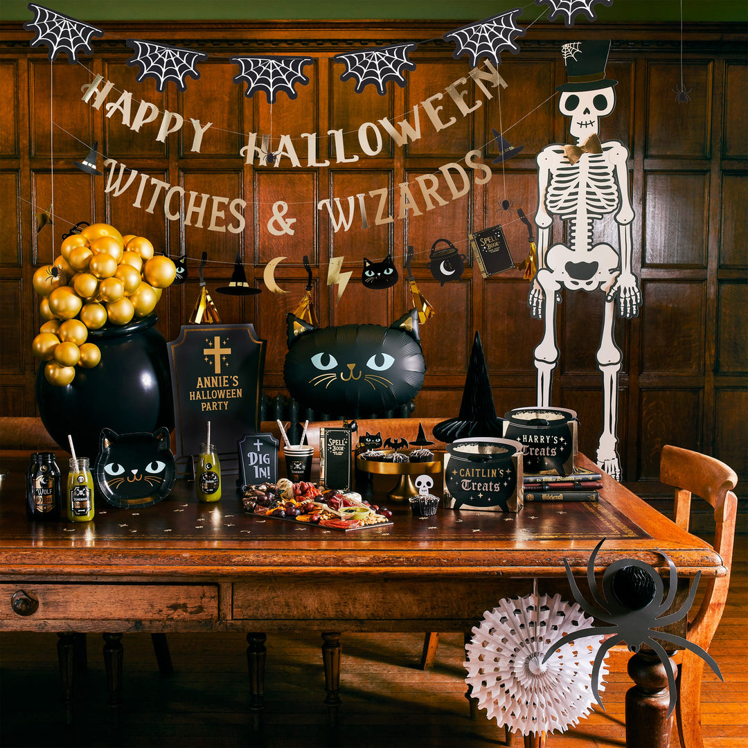 Spell Book Halloween Party Napkins x 16 | Halloween Supplies Paper Napkins Spell Book Halloween Party Napkins x 16