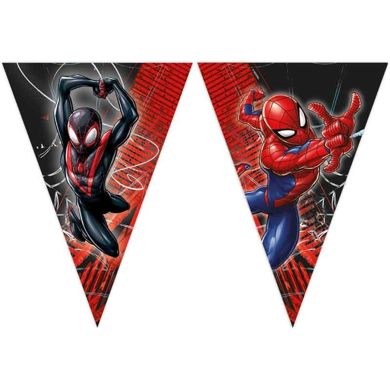 Spider-Man Party Bunting - Marvel Flag Banner Bunting Spider-Man Party Flag Banner Bunting