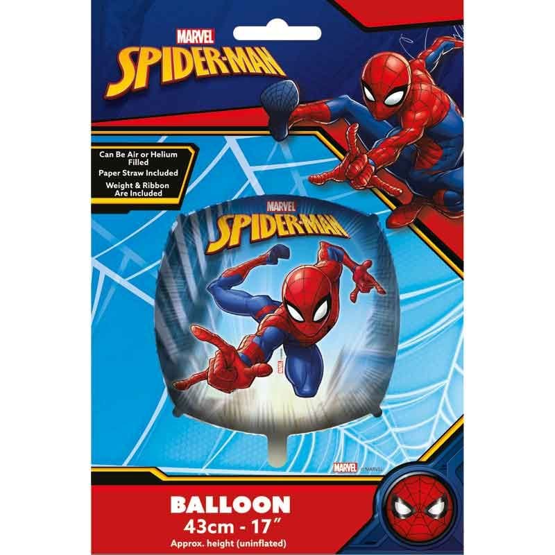 Spider-Man Square Foil Balloon 18inch - Marvel Foil Balloon Spider-Man Square Foil Balloon - 18inch