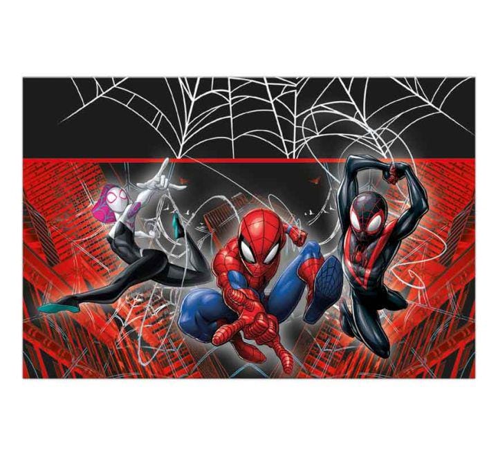 Spider-Man World of Webs Plastic Tablecover table cover Spider-Man World of Webs Plastic Tablecover