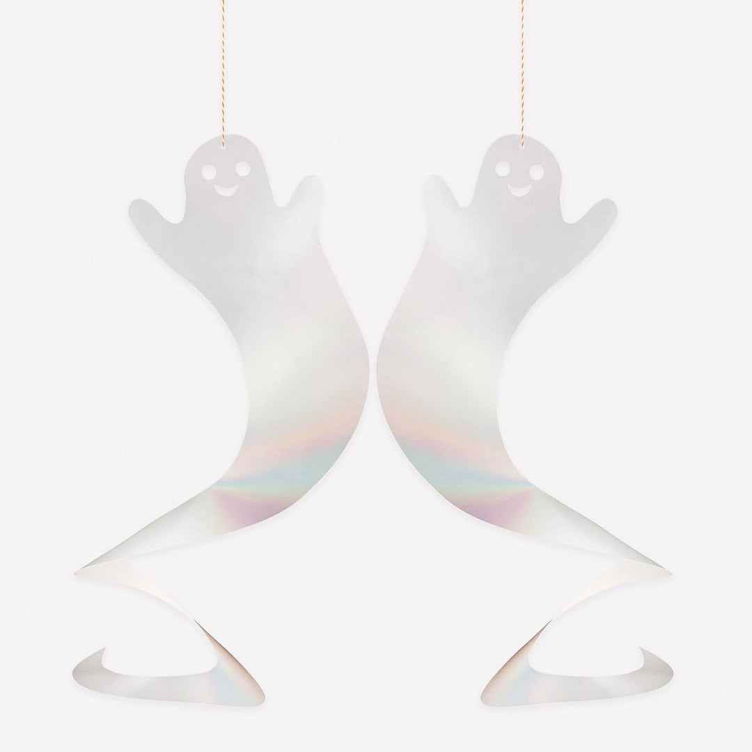 Spinning Ghost Decorations x 10 | Meri Meri | Little Big Party Party Decorations Spinning Ghost Decorations x 10