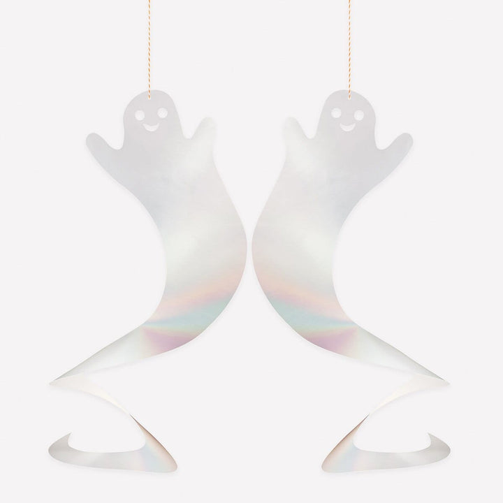 Spinning Ghost Decorations x 10 | Meri Meri | Little Big Party Party Decorations Spinning Ghost Decorations x 10