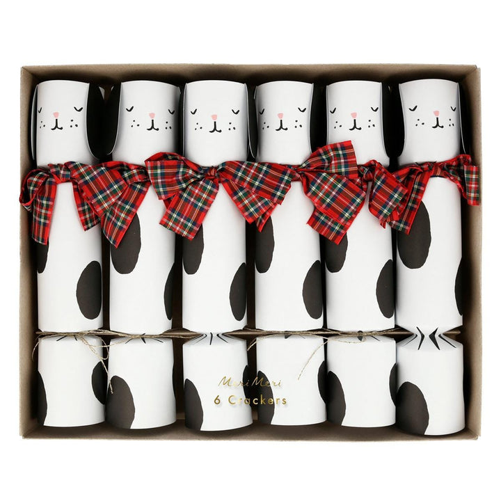 Spotty Dog Christmas Crackers x 6 | Meri Meri christmas crackers Spotty Dog Christmas Crackers x 6