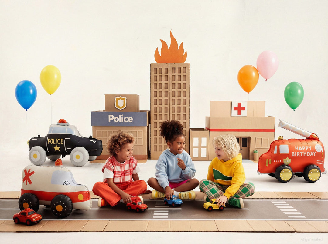 Standing Ambulance Foil Balloon Foil Balloon Standing Ambulance Foil Balloon