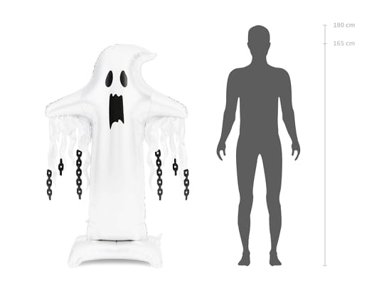 Standing Ghost Foil Balloon (77 inch) Foil Balloon Standing Ghost Foil Balloon (77 inch) Default