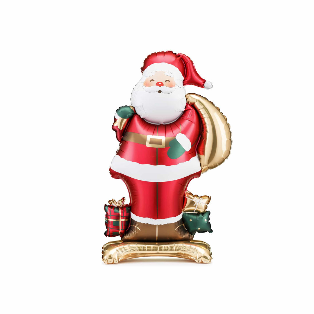 Standing Santa Foil Balloon Foil Balloon Standing Santa Foil Balloon