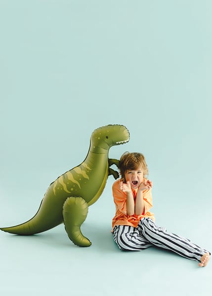 Standing T-Rex Dinosaur Foil Balloon (37 inch) - Party Deco Balloons Foil Balloon Standing T-Rex Dinosaur Foil Balloon (37 inch)