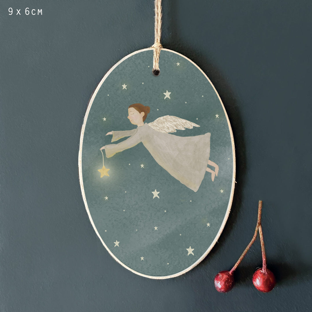 Starry Night Gift Tag, Angel | East of India Gift Tags East of India Starry Night Gift Tag - Angel