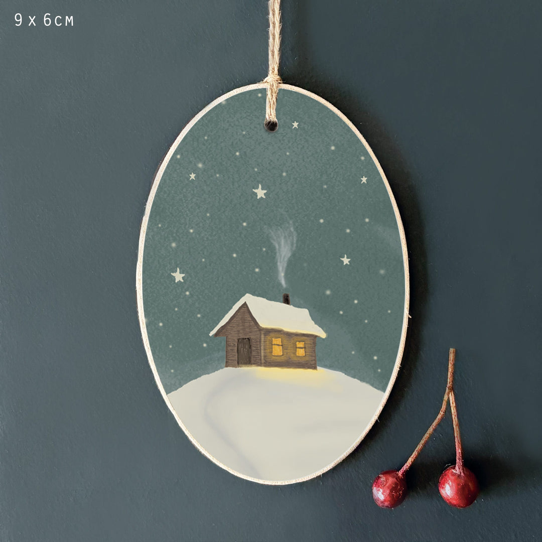Starry Night Gift Tag, Cottage | East of India Gift Tags East of India Starry Night Gift Tag - Cottage
