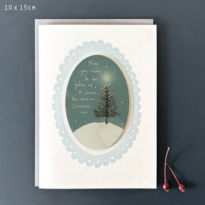 Starry Night Greetings Card, Never Too Grown Up | East of India Greetings Card East of India Starry Night Greetings Card - Never Too Grown Up