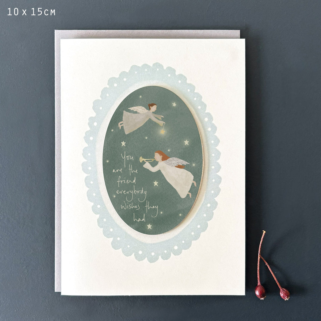 Starry Night Greetings Card, You Are the Friend | East of India Greetings Card East of India Starry Night Greetings Card - You Are the Friend