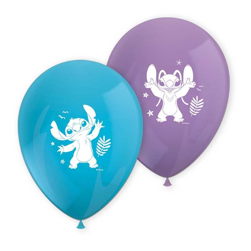 Stitch Assorted Balloons x 8 - Stitch Party Supplies Balloons Stitch Assorted Balloons x 8