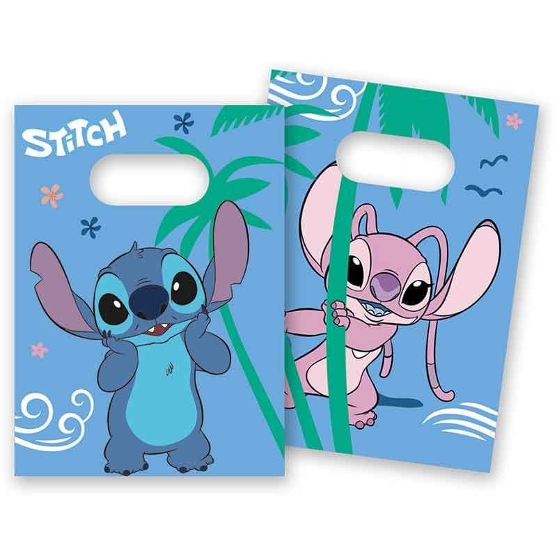 Stitch Paper Party Bags x 4 - Stitch Theme Party Supplies party bag Stitch Paper Party Bags x 4