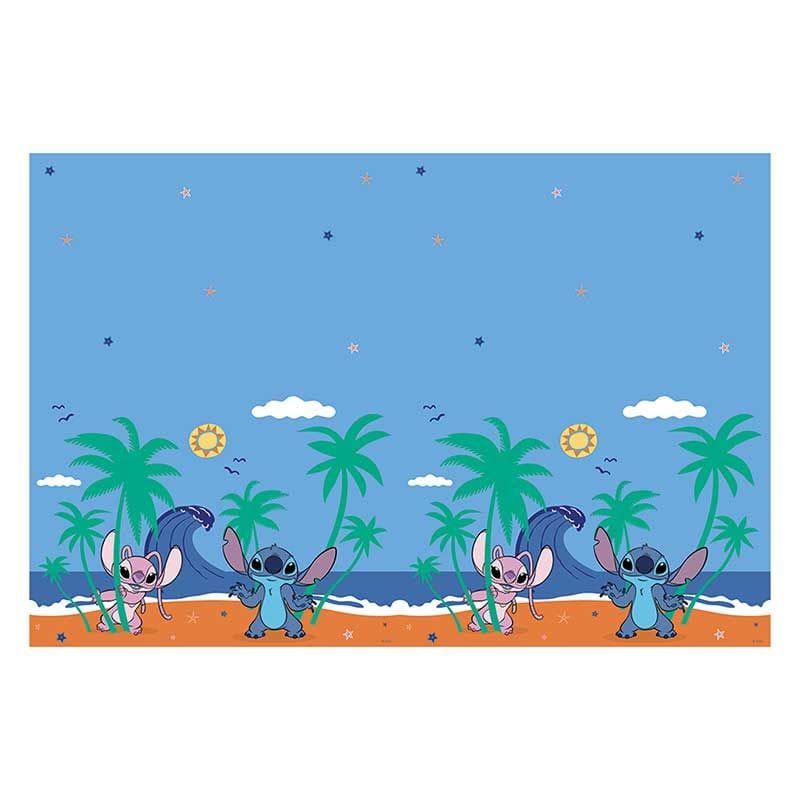 Stitch Plastic Party Tablecover - Stitch Party Supplies table cover Stitch Plastic Party Tablecover