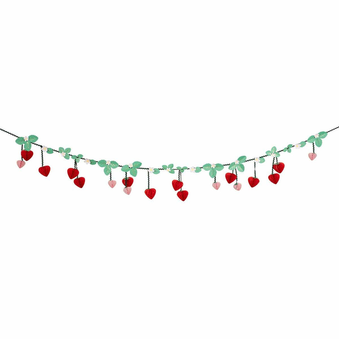 Strawberry Party Garland | Meri Meri Bunting Strawberry Party Garland