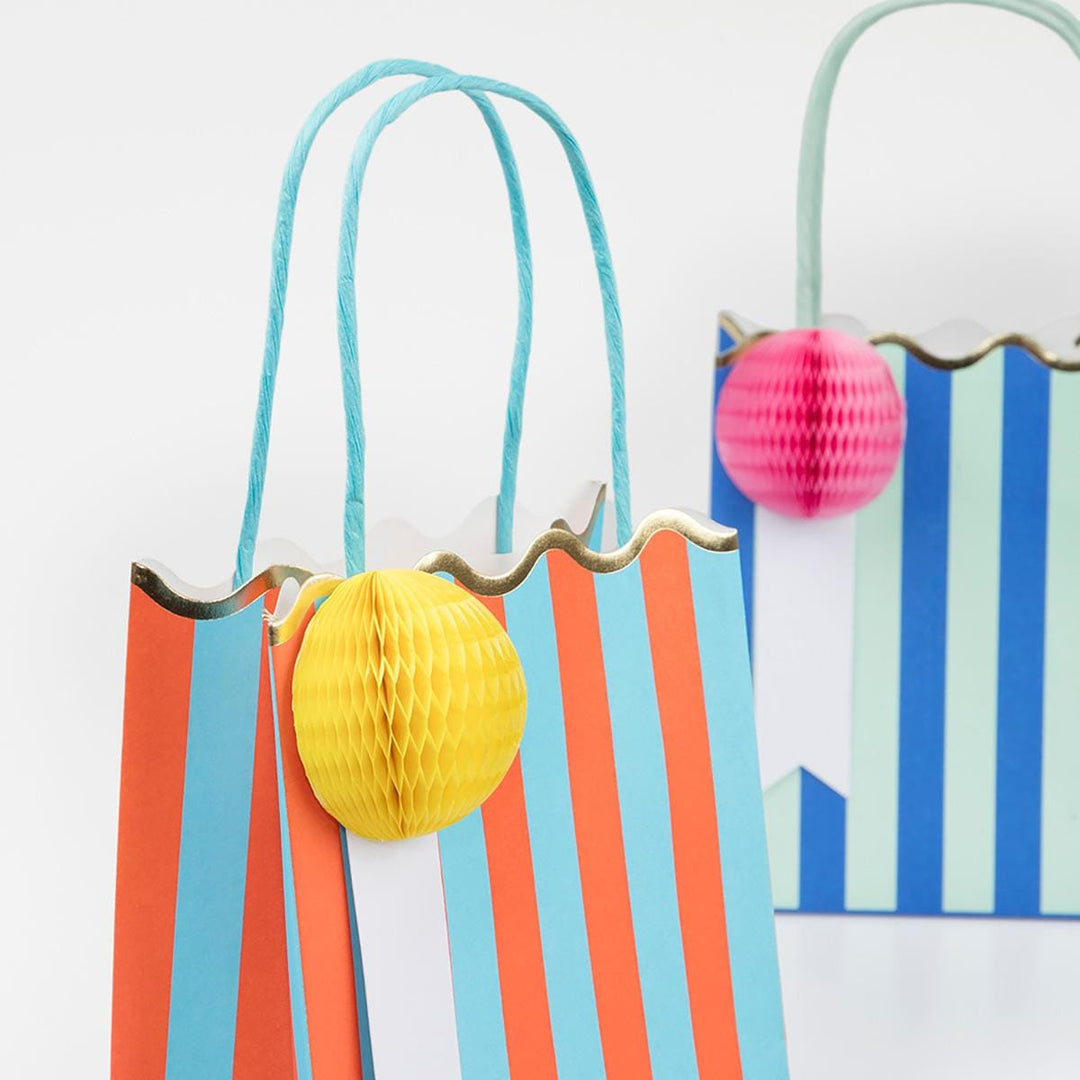 Stripe Party Bags x 8 | Meri Meri | Little Big Party Party Bags Stripe Party Bags x 8