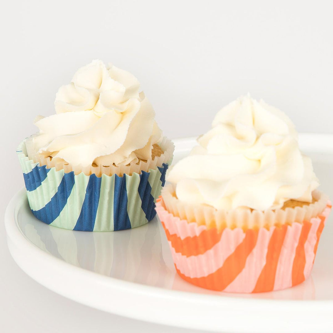Stripe Party Cupcake Kit (With 24 Toppers) | Meri Meri Cupcake Toppers Stripe Party Cupcake Kit (With 24 Toppers)
