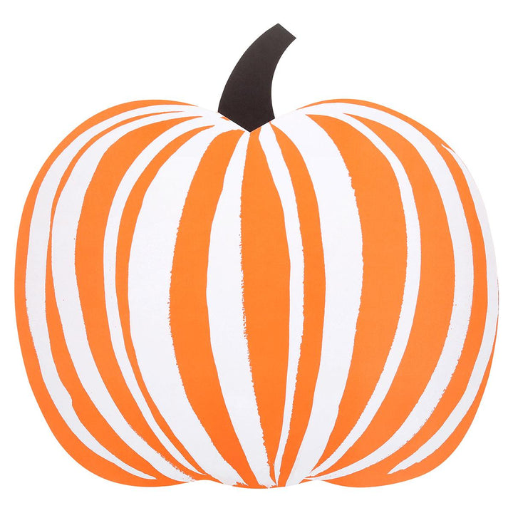 Stripe Pumpkin Paper Party Placemats x 12 | Meri Meri Halloween Table Placemats Stripe Pumpkin Paper Party Placemats x 12