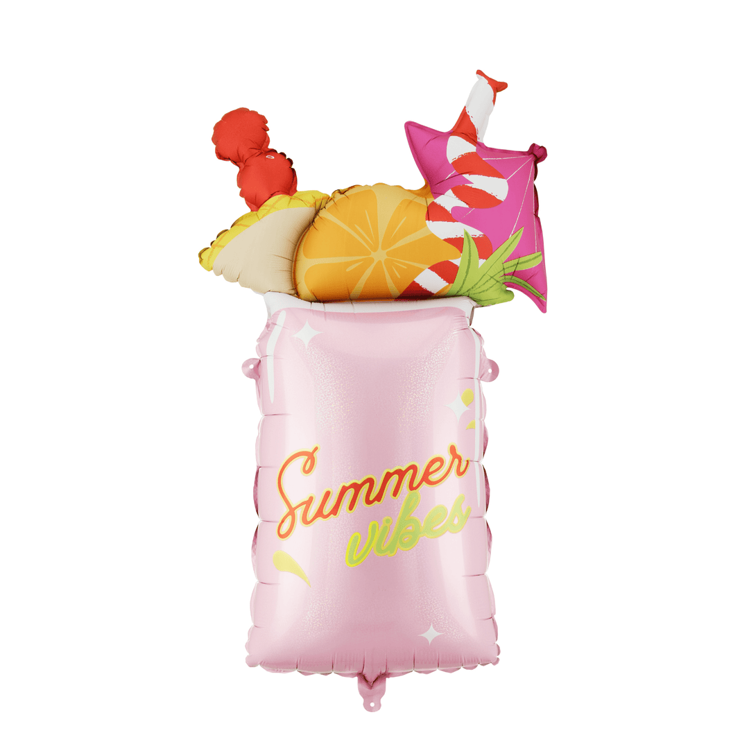 Summer Vibes Cocktail Foil Balloon Foil Balloon Summer Vibes Cocktail Foil Balloon