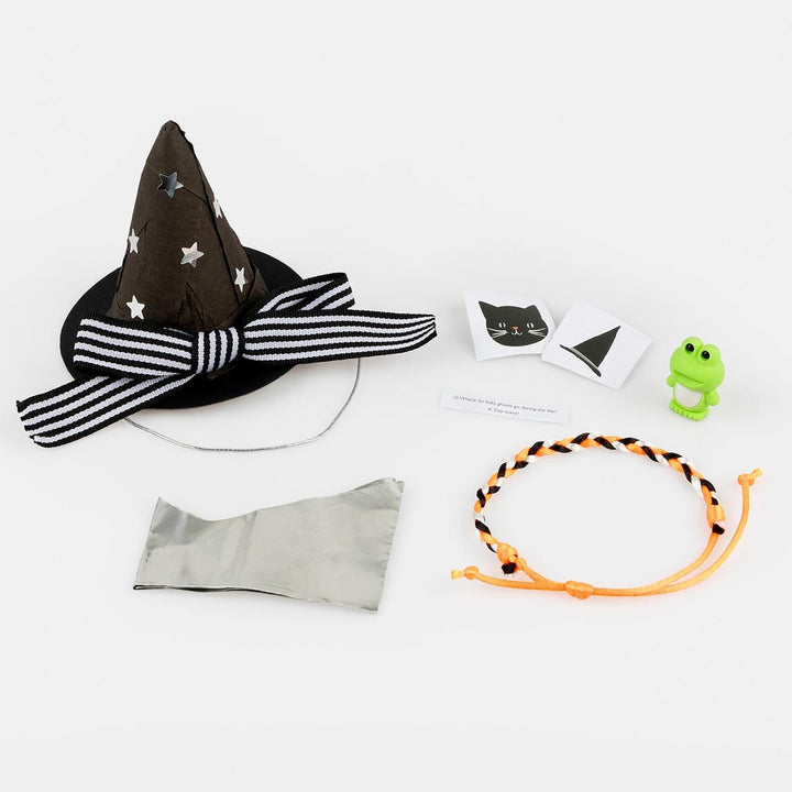 Surprise Witch Hat Party Favours x 3 | Meri Meri Halloween Party Party Accessories Surprise Witch Hat Party Favours x 3