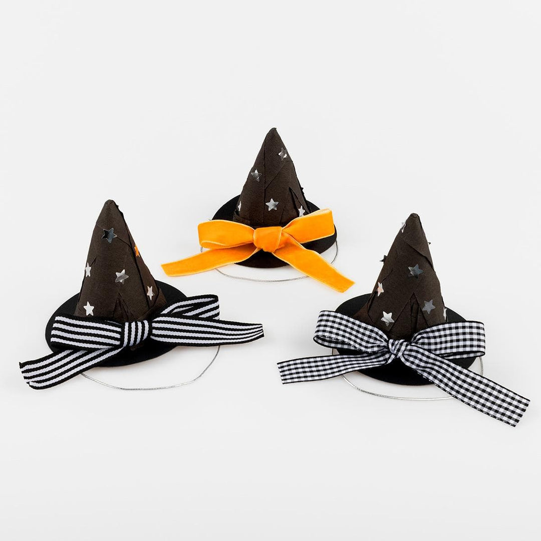 Surprise Witch Hat Party Favours x 3 | Meri Meri Halloween Party Party Accessories Surprise Witch Hat Party Favours x 3