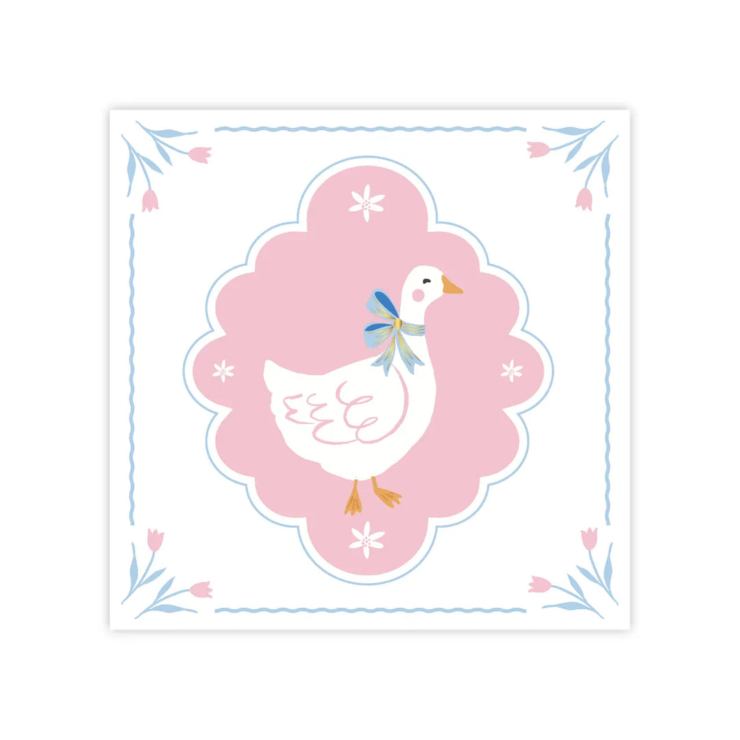 Sweet Goose Large Party Napkins x 20 Paper Napkins Sweet Goose Large Party Napkins x 20