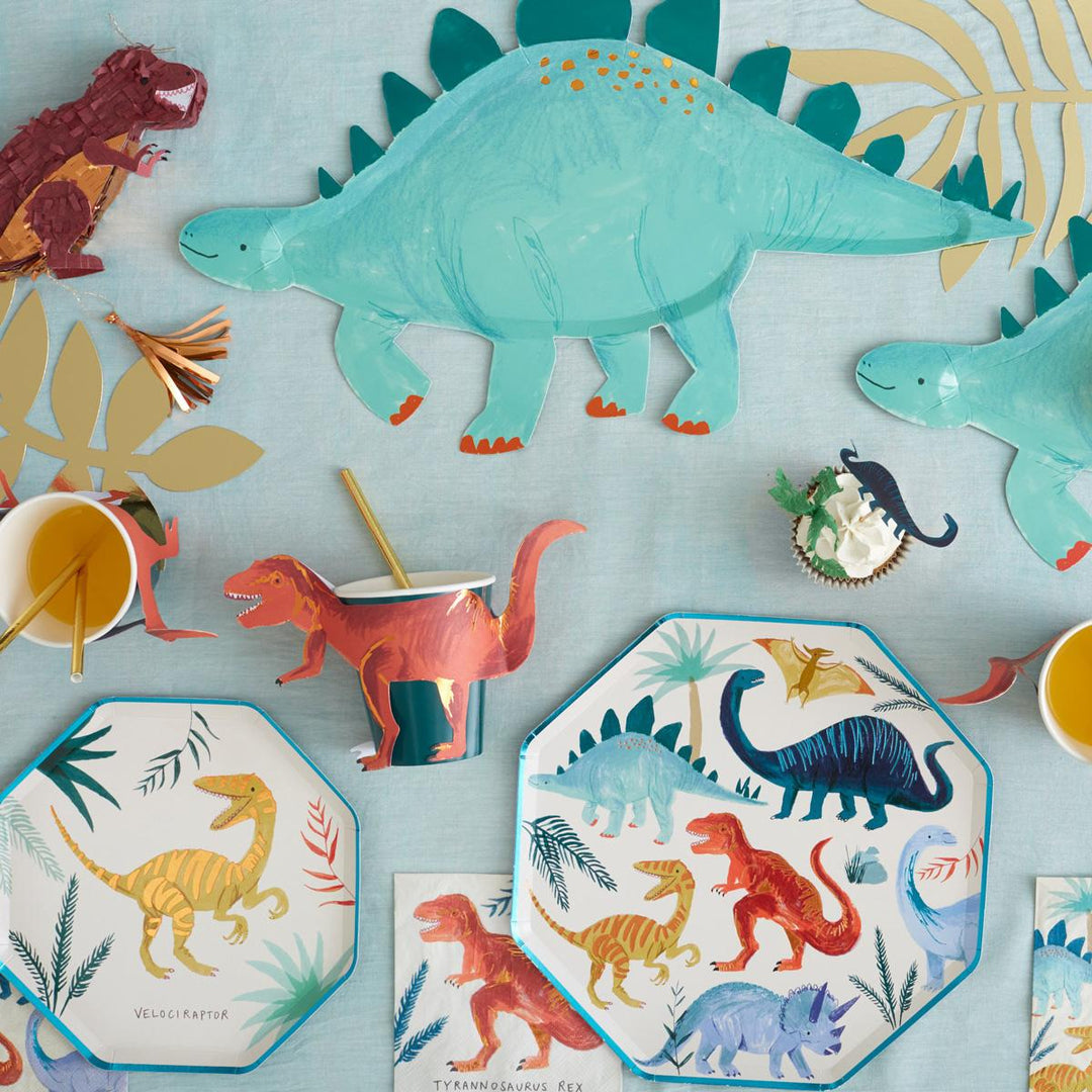 T-Rex Party Cups x 8 | Meri Meri party cups T-Rex Party Cups x 8