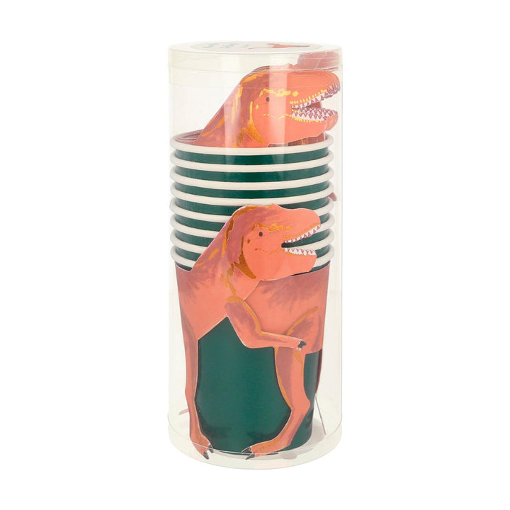 T-Rex Party Cups x 8 | Meri Meri party cups T-Rex Party Cups x 8