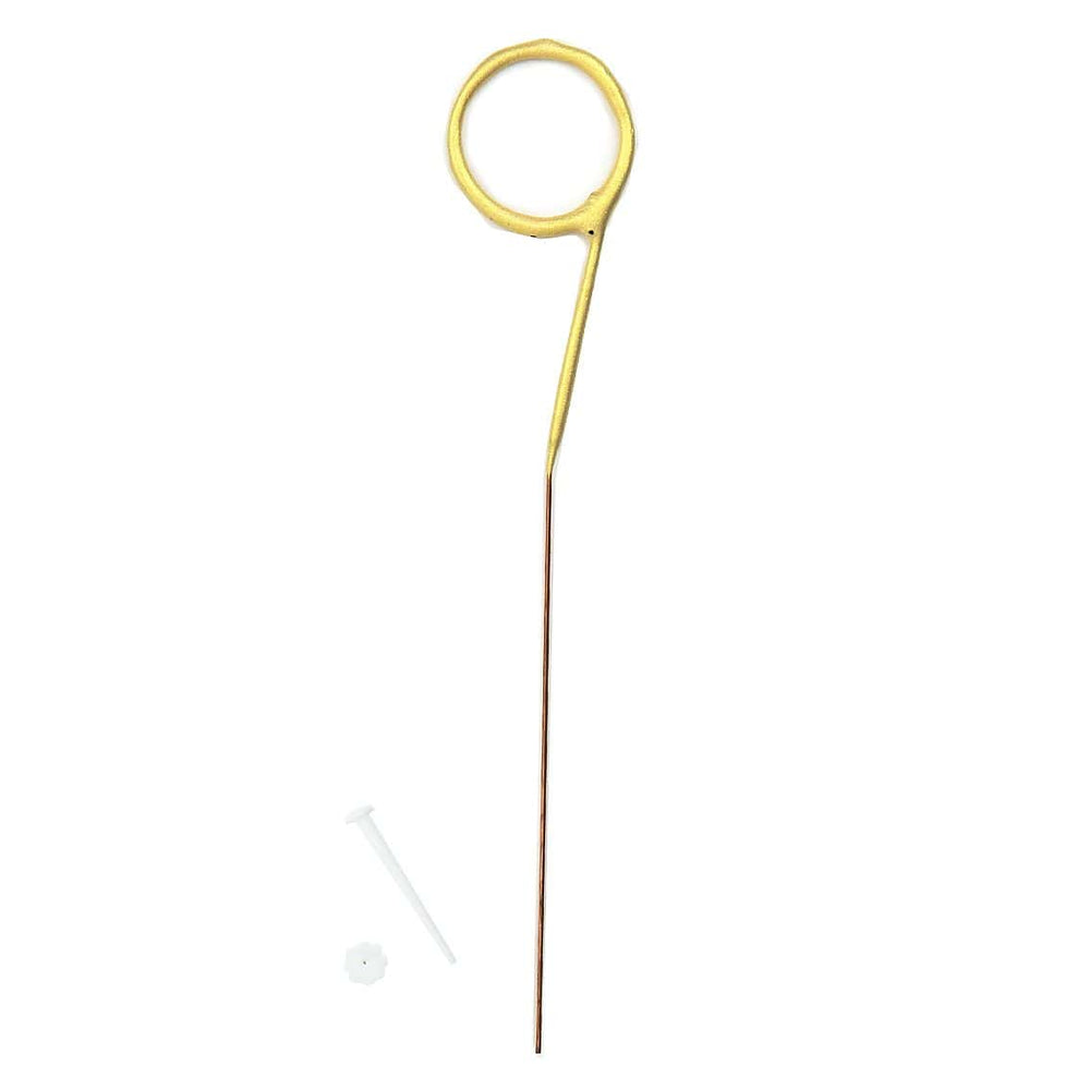 Talking Tables - Gold Number Cake Sparkler - Number 9 Birthday Candles Gold Number Cake Sparkler - Number 9