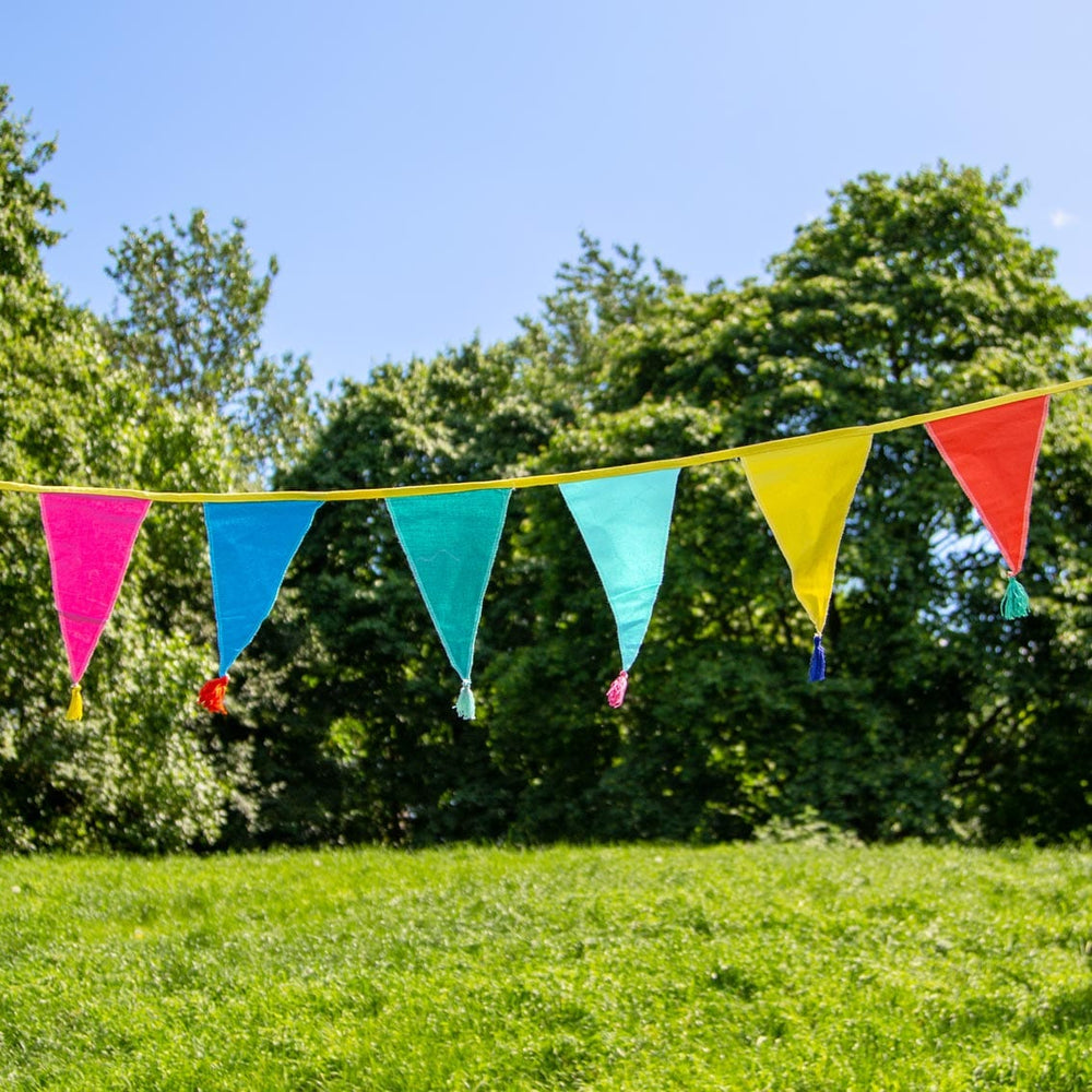 Talking Tables Party - Rainbow Fabric Bunting, 3m Bunting Rainbow Fabric Bunting, 3m