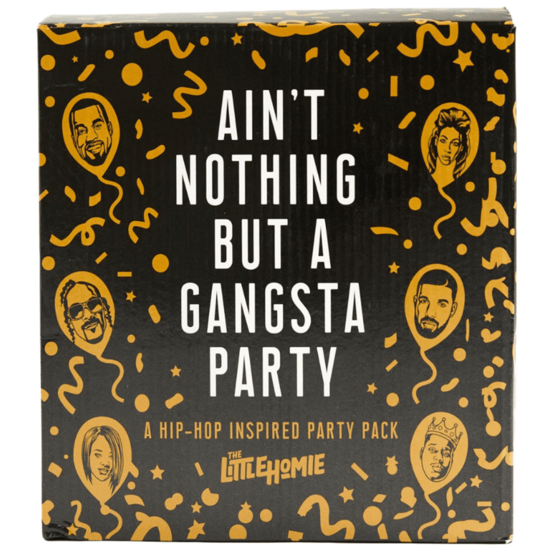 The Little Homie UK -  Ain't Nothing But A Gangsta Party Pack Party Supplies Ain't Nothing But A Gangsta Party Pack for 12