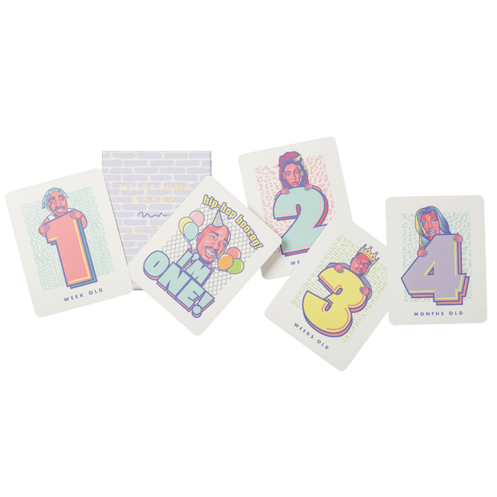 The Little Homie UK - The Little Homie Milestone Cards Baby Gift Baby Gift Sets The Little Homie Milestone Cards