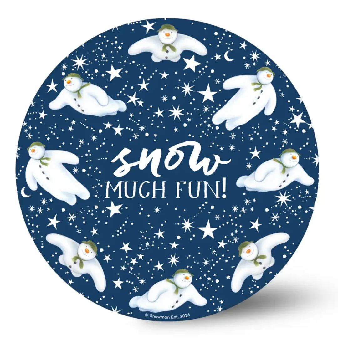 The Snowman Christmas Cake Board 12 inch | Printed Cake Board Cake Decorating Supplies The Snowman Christmas Cake Board 12 inch