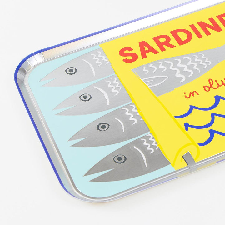 Tinned Sardine Party Plates x 8 | Meri Meri party plates Tinned Sardine Party Plates x 8