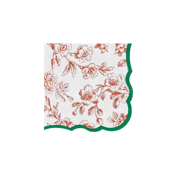 Toile De Jouy Small Party Napkins x 16 party napkins Toile De Jouy Small Party Napkins x 16