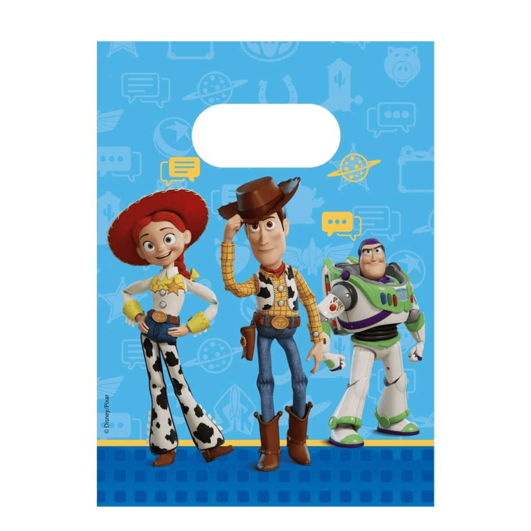 Toy Story 5 Party Bags (Set of 4) | Toy Story Party Favours Party Bags Toy Story 5 Paper Party Bags - Set of 4