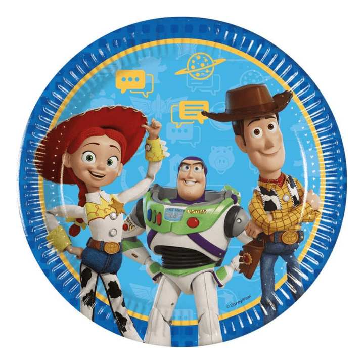 Toy Story Party Plates (Set of 8) | Toy Story Party Tableware Disposable Plates Toy Story 5 Party Plates -  Set of 8