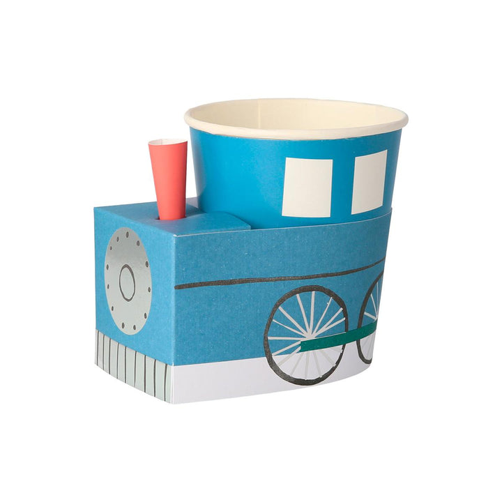 Train Party Cups x 8 | Meri Meri Transport Party party cups Train Party Cups x 8