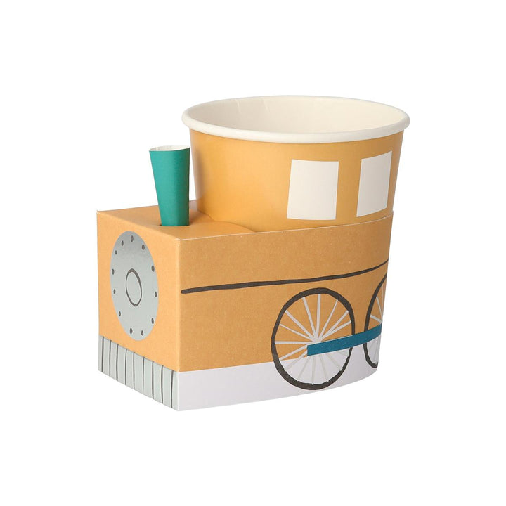 Train Party Cups x 8 | Meri Meri Transport Party party cups Train Party Cups x 8