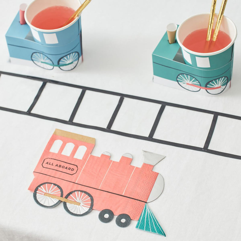 Train Party Napkins x 16 | Meri Meri Transport Party party napkins Train Party Napkins x 16